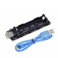 Dual 18650 Lithium Battery Shield V3/V8 Power Bank 1 Way Charging Module 5V/3A 3V/1A Type-C Micro USB For Raspberry Pi ESP32S