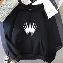Anime Bleach Tūkstantmečio Kraujo Karas Kenpachi Bankai Gobtuvai Žieminiai Unisex Apvaliu Kaklu Gobtuvas Pavasario/Rudens Megztinis Sudaderas XL black