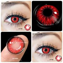 EYESHARE 1 pora Helovino lęšiai Spalvoti kontaktiniai lęšiai akims Violetiniai Cosplay akių lęšiai Daugiaspalviai lęšiai Mėlyni akių lęšiai Metiniai red