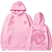 Omar Courtz Primera Musa Album Tour Merch Hoodies Men's Women Fashion Hip Hop Hooded Sweatshirts Fleece Oversized Pullovers Coat 3XL pink