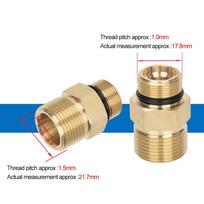 High Pressure Washer Pump Head Outlet Fitting M18 Thread Replacement Part for Commercial Pressure Washers beige