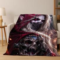 WOW World of Warcraft Arthas Demonas Illidan Sylvanas Flanelinis pledas, Jaukus minkštas pledas namams Miegamajam Lovai Sofai Dangalas Dovana 130x150cm