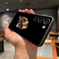 R-Rookie dėklas telefonui Samsung A56 A36 A26 A16 A15 A25 A35 A55 A14 A34 A24 A54 Juodas minkštas dėklas Samsung A14