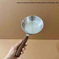 316 Stainless Steel Non-stick Mini Frying Pan for Eggs gray
