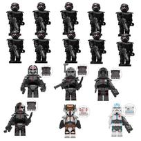 Žvaigždžių karai Wrecker Crosshair Echo Kovinis droidas Mini kaladėlės Statybos žaislas Maišelyje rinkinys Kaladėlės Vaikams Dovana 16PCS-B