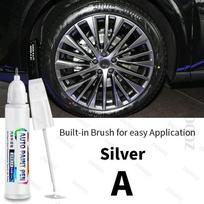 For LEXUS RX 450H+ Touch Up Paint Wheel Repair Kit Wheel Scratch Repair Rim Paint For Car Wheel Repair Grey Silver Black Touchup Paint2 A Silver gray