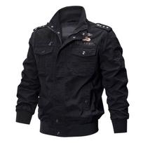 Vyriška karinė uniforma Pilot Striukė Pliušinis žieminis paltas M black
