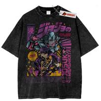 Josuke Higashikata JoJo's Bizarre Adventure Vintage Anime Graphic Shirt Tee S black