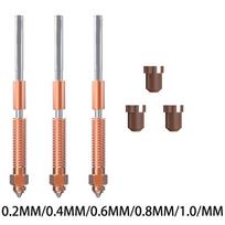 Creality K1C Unicorn Quick-Swap Nozzle Kit Integrated Chromium Zirconium for K1 K1 Max Ender 3 V3 V3 plus K1C K1SE 3D Printer 0.6mm