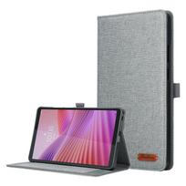 Funda for Lenovo Tab One 8.7 Case Soft Cowboy Stand Flip Cover for Coque Lenovo Tab K9 8.7 Inch TB305XU TB305FU Case Tab K9 8.7 TB305FU gray