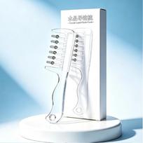 1Pcs Liquid Guide Applicator Scalp Massage Comb Portable Hair Root Comb Hair Oil Serum Brush Anti-Leak Hair Care Tool white