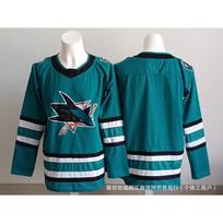 San Jose Sharks ledo ritulio marškinėliai vyriški siuvinėtas komandos uniformos treniruočių žaidimo gerbėjų apranga XXL