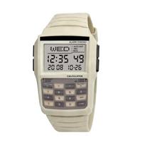 Atsparus vandeniui elektroninis laikrodis LED ekranu Skaičiuotuvas Laikrodis Retro Kompiuterinis laikrodis Kalėdinė dovana Style 11 beige
