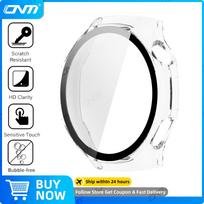Glass+Case for Huawei Watch GT7 Pro 46mm Glass Anti-scratch Screen Protector & Hard PC Protective Bumper for GT 7 Accessories Huawei GT7 Pro 46mm