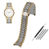 Nerūdijančio plieno apyrankė „Longines“ puikiam laikrodžio dirželiui L4.921/L4.805 metalinis laikrodžio dirželis vyriškas tikslus apyrankė 18 20mm 20mm gray