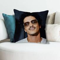 BBruno MMars 24K Magic Pillow Cases for Bedroom Living Room Sofa Home Decor Polyester Cushion Cover with Zipper 30x30 cm black