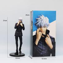 21CM Jujutsu Kaisen Anime Figure Gojo Satoru Action Figure PVC Action Figure Statue Collection Desktop Ornaments Model Playthings Present blue