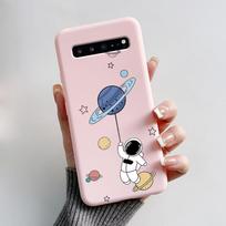 Samsung S10 5G dėklas Mielas panda silikoninis galinis dangtelis telefono dėklas Samsung Galaxy S10 5G G977N S 10 5G dėklams minkštas buferis Funda Samsung S10 5G gray