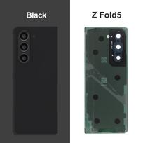 For Samsung Z Fold5 Fold6 5G Glass Battery Cover Rear Door Housing Panel Camera Lens Parts For Z Fold 5 6 Battery Cover Fold5 Black black