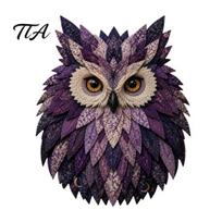 Quilting pomėgio dovana jai, PASIDARYK pats pelėdos patchwork rinkinys, Daugiasluoksnio audinio siuvimo sienos meno projektas, 3D tekstilės amatas suaugusiems, Rankų darbo namų dekoras, Lėtas siuvinėjimas D
