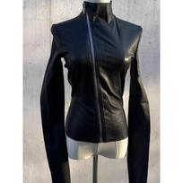Y2k Odinės Moteriškos Striukės Karštos Merginos Užtrauktukas Chaquetas De Mujer Ilgomis Rankovėmis Striukė Moteriški Drabužiai Tamsiai Gotikiniai Roupas Feminina S juoda