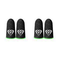 Mobile Gaming Gloves Fingertips For PUBG Gamer Sweatproof Anti-slip Touch Screen Finger Sleeve Breathable Gaming Finger Cover black