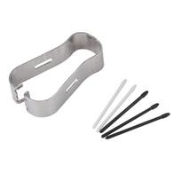 Stylus S Pen Tips Pen Refill Tool Set for Samsung Galaxy Note 8/9 Tab S3/4 (Black) juoda