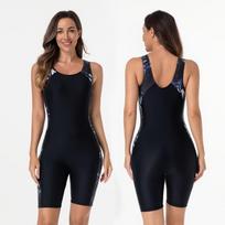 Womens Full Coverage One-Piece Swimsuit Swimming Diving Surfing Water Sports XL brown