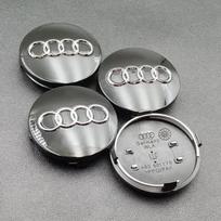 Ratlankių dangteliai Karšti  Audi 4 vnt. 60 mm 61 mm 68 mm 69 mm 77 mm Audi ratlankių dangteliai Automobilio ratų centriniai dangteliai  Audi A1 A2 A3 A4 A5 A6 A7 A8 S3 white