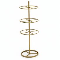 Three-Tier Open Frame Underwear Display Rack Sturdy Rotating auksas