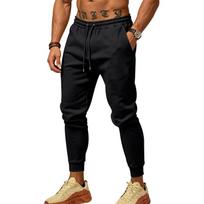 Men's Casual Jogger Pants Elastic Waist Drawstring Tapered Sweatpants with Pockets for Workout Running Daily Wear S juoda