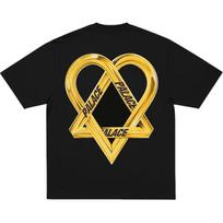 PALACE x HIM FW25 DROP4 TRI GRAM T SHIRT T Shirt Unisex Black P29TS091 S yellow
