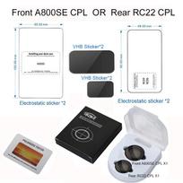 For 70mai Dash Cam A800SE CPL filter Reduce Glare Reflect for 70mai Rear Cam RC22 CPL
