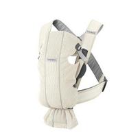 BabyBjorn kūdikio nešioklė MINI Austa Vintage Indigo naujagimiams nuo 0 iki 12 mėn. MINI Air kreminė