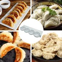 Dumpling Maker Plastic Dough Wrapper Empanada Press Mold Diy Dumplings Pressing Mold Making For Meet Kitchen Cooking Tools one size beige