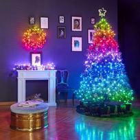 Twinkly|Strings Smart LED Lights 250 RGB (Multicolor), 20m, Black wire|RGB – 16M+ colors