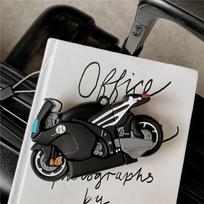 Silikoninis animacinis ausinių dėklas, skirtas AirPods dėklui, 3D ausinių dėklas, skirtas Airpods 1 2 Pro dėklui, skirtas Apple Air Pods Pro dėklui, raktų pakabukas for AirPods Pro white