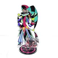 Anime Figūrėlė Akrilinis Stovas Modelio Plokštelė Alastor Fizzarolli Angelas Stalo Dekoracija Stovintis Ženklas Žaidimų Gerbėjų Dovana Ornamentai Stovas Modelis 15 cm black