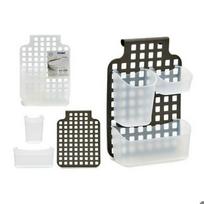 Muilinė - BigBuy Home - Skaidri/Juoda - Ribotas leidimas - Organizuotas vonios kambarys - Daugiaspalvė juoda
