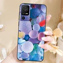 Case For TCL 40 SE Coque TPU Soft Silicone Fashion Phone Funda For TCL 40 SE Back Cover Floral Case Luxury Capa Marble Bumper TCL 40 SE orange