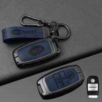 Odinis automobilio išmaniojo pultelio dėklas Korpuso laikiklis KIA Sportage Cerato Optima K2 K3 K4 K5 RIO Picanto Soul Sorento Sedona tkjzm00 black
