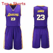 Los Angeles Lakers Lebron James Krepšinio Džersio Rinkinys Su Poliesterio Audiniu Vyrams Ir Sporto Entuziastams Tag2XL=US L mėlyna