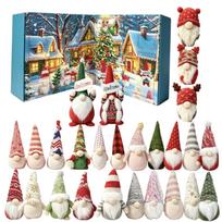 Christmas Plush Advent Calendar – Plush Gnome Surprise Box One Size gray