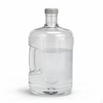 Food-Grade Water Bucket with Handle | Thick-Walled, Container Handle, 7.5L Small Mouth_Gray Transparent gray