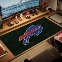Buffalo Bills Color Mouse Pad Large Gaming Table Cushion Non-slip Laptop Tablet Big Mousepad XXL Mat Mini PC Playmat With Lock edge 30cmx60cm(11.8x23.6inch) brown