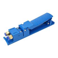 Normally Open Foot Levers Switches for Sand Blasting Equipment, Aluminum Alloy Pneumatic Pedal Replacement Assembly mėlyna
