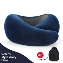 U-shaped Pillow Memory Foam Neck Pillow Factory Rebound Car Travel Neck Pillow Ostrich U-shaped Pillow blue
