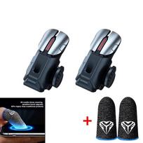 2 vnt. 6 pirštų žaidimų paleidiklis, skirtas PUBG Game Mobile Phone Gamepad Mobiliojo žaidimų pulto paleidimo vairasvirtė, skirta iPhone Android išmaniajam telefonui