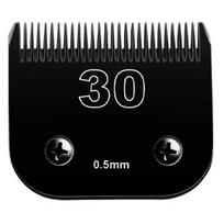 10/15/30/40/4FC/5FC/7FC Replacement Blade For Andis AG,AGC,BDC,BGC,MBG/Oster A5/Wahl KM Series Pet Trimmer Dog Clipper NO.30(0.5mm) black