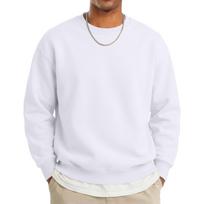 Men's Spring Fall Crewneck Long Sleeve Lined Casual Base Layer Top XXXL balta